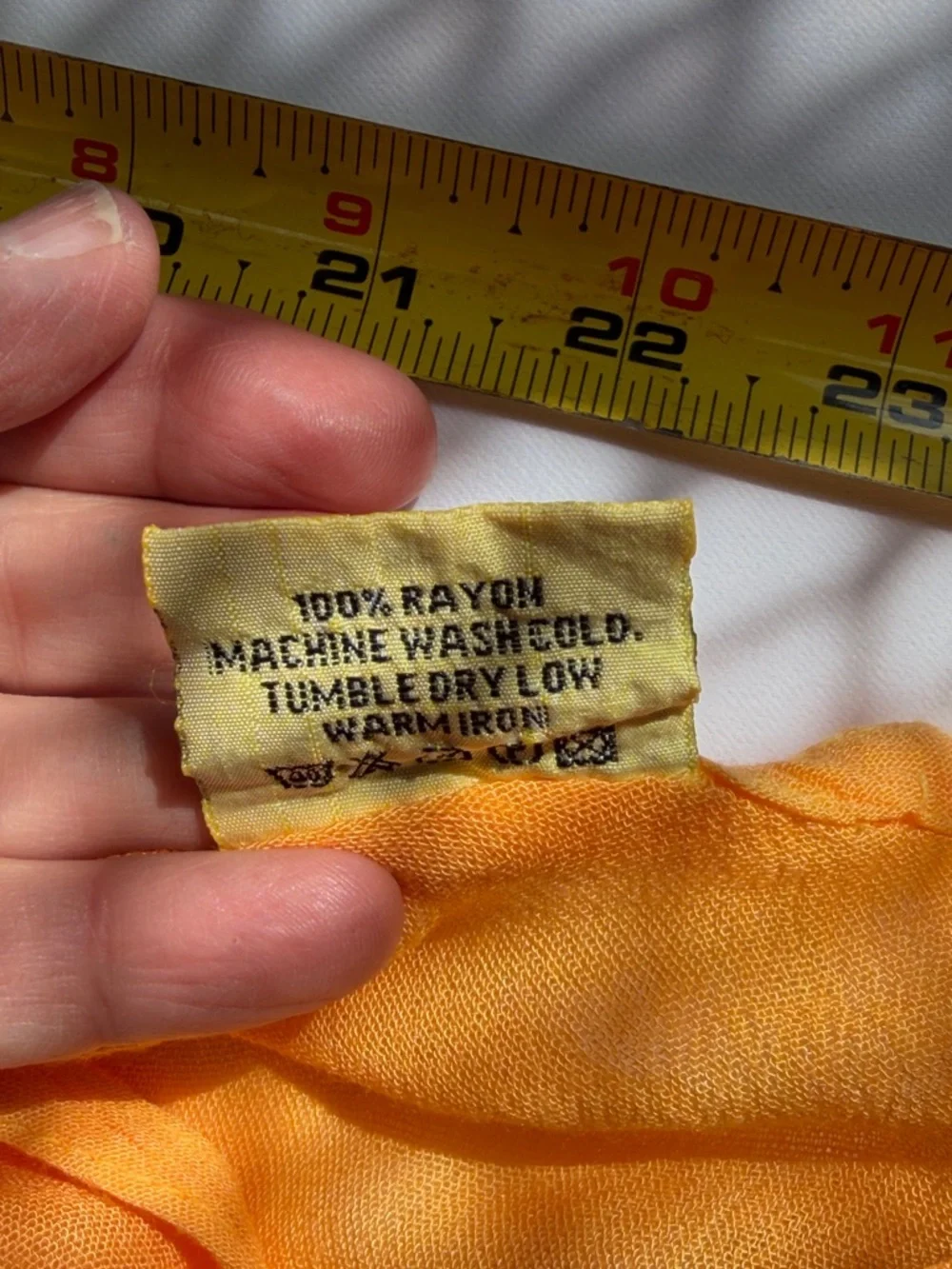 Vintage Pineapple Yellow & Orange Floral V-Neck Tunic Dress